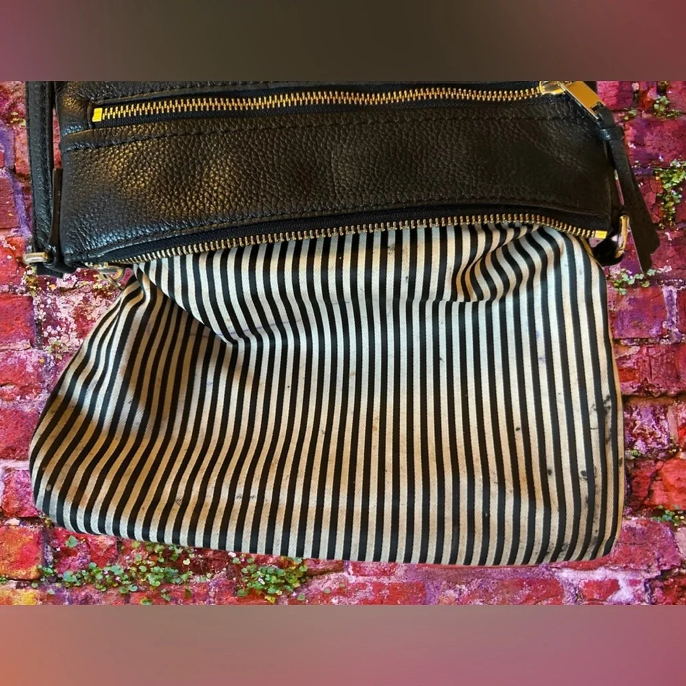 Kate Spade New York Jackson Street Gabriele Black Leather Crossbody